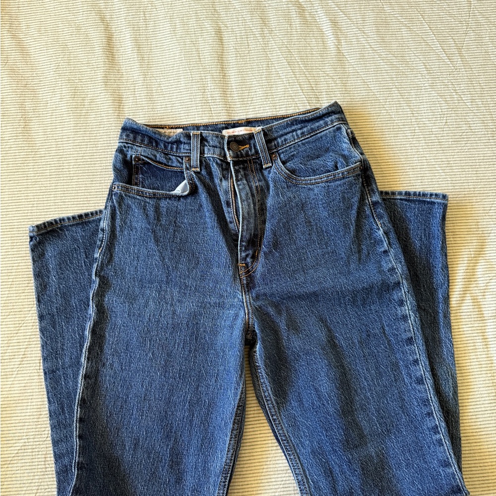 Levi's Blue Straight Leg Jeans Classic Denim
